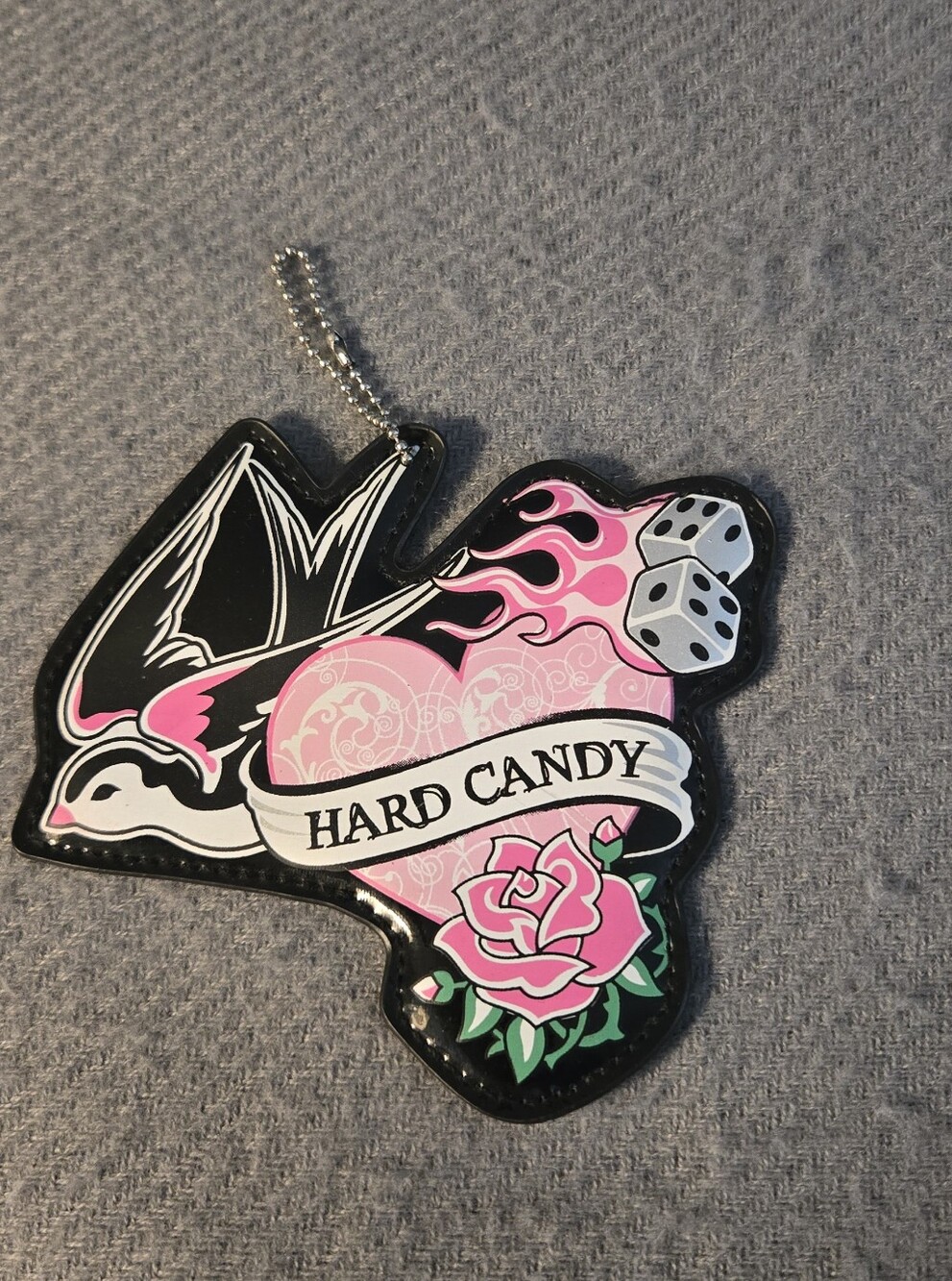 New Hard Candy Shiny Plastic Bag Fob